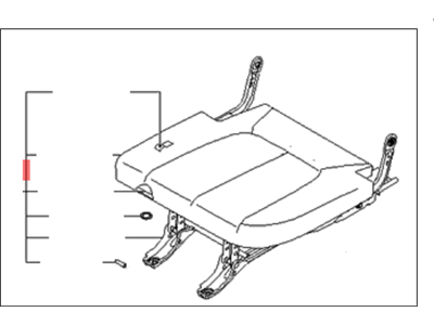 Kia 891051D020458 Cushion Assembly-3RD Seat