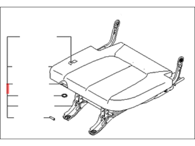 Kia 892051D012465 Cushion Assembly-3RD Seat