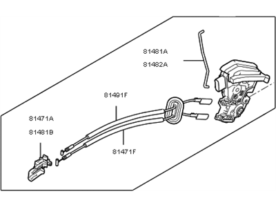 Kia Niro Door Lock Actuator - 81420G5000