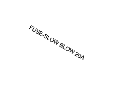 Kia 918204A000 Fuse-Slow Blow 20A