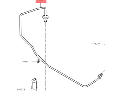 Kia 41631B2110 Clutch Tube