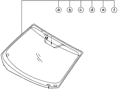 Kia 861101W100 Windshield Glass Assembly