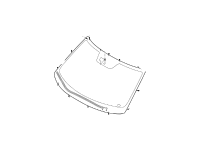 Kia 86110B2520 Windshield Glass Assembly