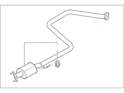 2019 Kia Niro Muffler - 28650G5120