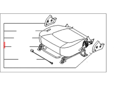 Kia 881032F704390 Cushion Assembly-Front Seat