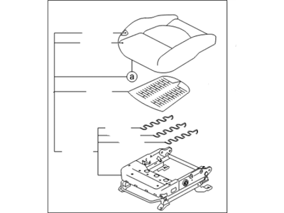 Kia Forte Seat Cushion - 881051M710DCK