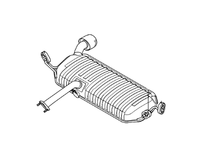 Kia Sportage Exhaust Pipe - 287001F151