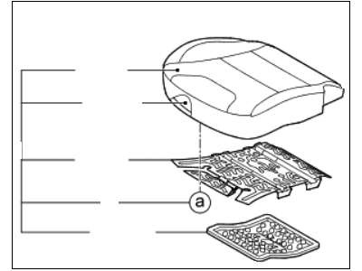 Kia 88100G5161B33 Cushion Assembly-Front Seat