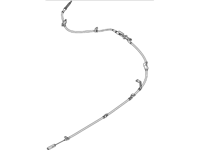 Kia Sedona Parking Brake Cable - 59770A9000