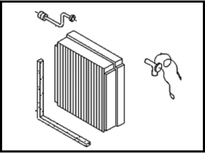 Kia 0K08A61E10 EVAPORATOR Assembly