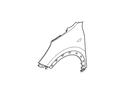 Kia 66321G5000 Panel-Fender,RH