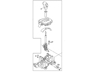 Kia Spectra SX Automatic Transmission Shifter - 467001L21079