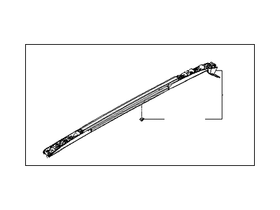 Kia 872801F001 Rack Assembly-Roof RH