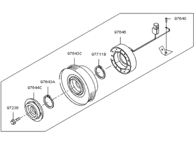 Kia 976402D520 M/Clutch Assembly