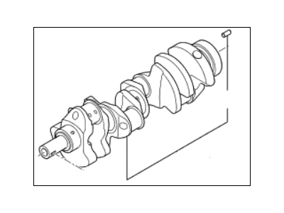 2012 Kia Borrego Crankshaft - 231103F301