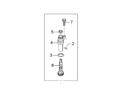 Kia 4362139400 Sleeve Assembly-Speedometer