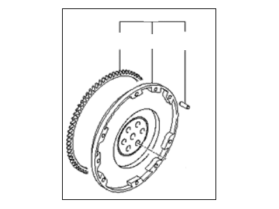 2007 Kia Spectra5 SX Flywheel - 2320023700