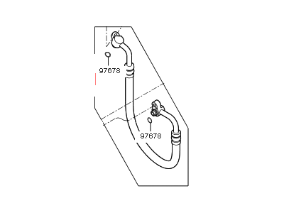 Kia Sportage A/C Hose - 977622E100