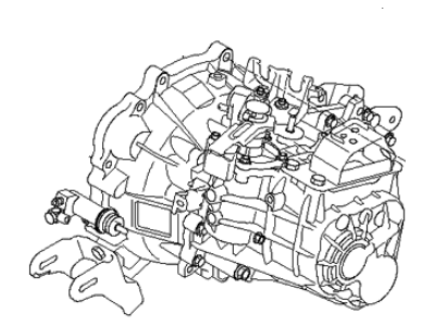 2006 Kia Rio Transmission Assembly - 4300023018