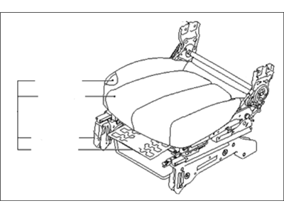 Kia 882021D312461 Cushion Assembly-Front Seat