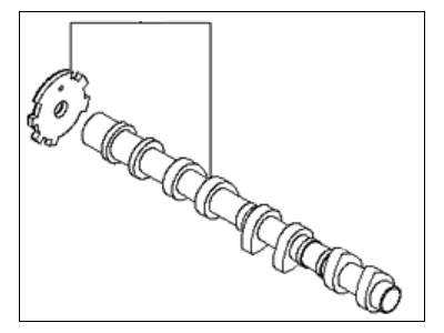 Kia 247003C125 Camshaft Assembly-Exhaust