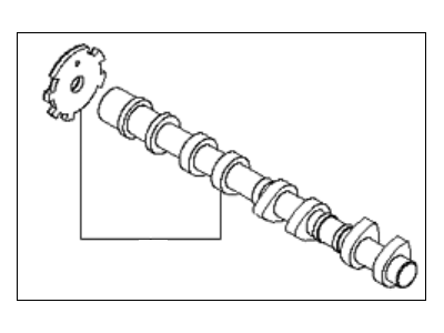 Kia 242003C125 Camshaft Assembly-Exhaust