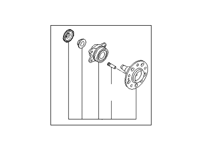 2008 Kia Rondo Wheel Bearing - 527301D400