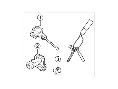 Kia Cadenza Ignition Lock Assembly - 81905F6000