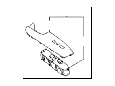 Kia 935752J202ABS Power Window Assist Switch Assembly