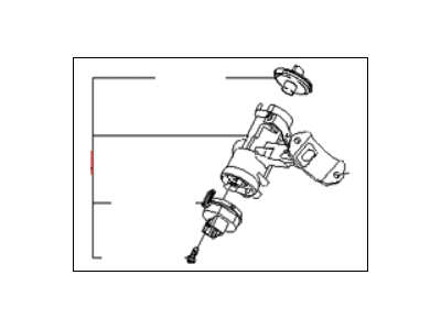 2006 Kia Sportage Ignition Lock Assembly - 819102E010