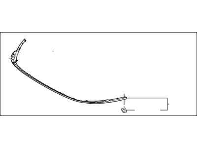 Kia 865903R500 Lip - Front Bumper