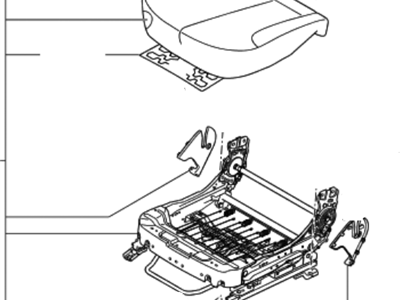 Kia 882042GHD0AH2 Cushion Assembly-Front Seat