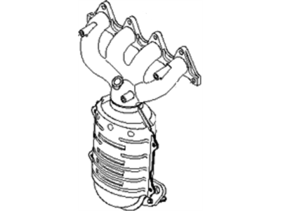 Kia 2851026AE0 Front Exhaust Manifold Kit