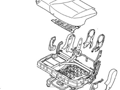 Kia 891001U720LAC Cushion Assembly-2ND Seat
