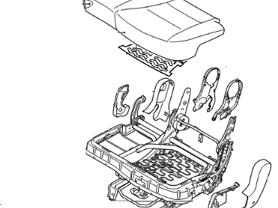 Kia 891001U820LAC Cushion Assembly-2ND Seat