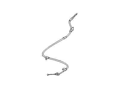 Kia Sportage Parking Brake Cable - 597702S500