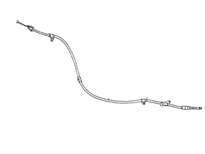 Kia Sportage Parking Brake Cable - 597602S500