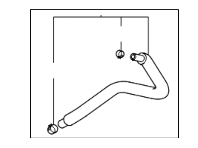 2012 Kia Optima Hybrid PCV Valve Hose - 267202G800