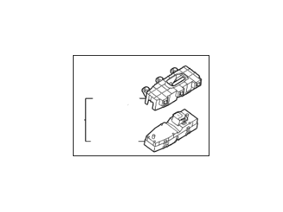 Kia 93590G5550 Rear Power Window Sub Right Switch Assembly