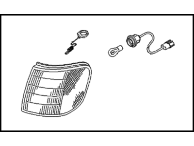 Kia 0K08A51070A Lamp-Front Combination,LH