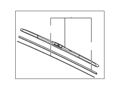 Kia 983503X550 Driver Windshield Wiper Blade Assembly