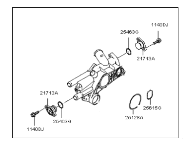 Kia 256202G010 Case-Thermostat