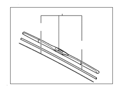 Kia 98350A9500 Driver Windshield Wiper Blade Assembly