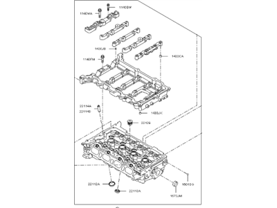 Kia 5D0452EU00 Head Assembly-Cylinder