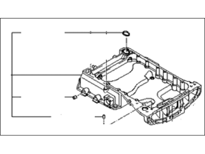 Kia Oil Pan - 215203C153