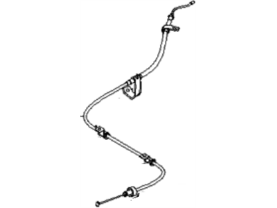 Kia Rio Parking Brake Cable - 597701G000