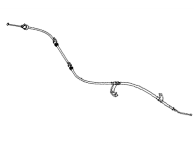 2009 Kia Rio Parking Brake Cable - 597601G010