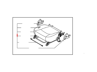 Kia 881032F703193 Cushion Assembly-Front Seat