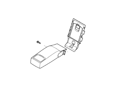 Kia 89900F6930YCC Rear Seat Back Armrest Assembly