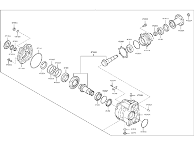 Kia 473003B830 Transfer Assembly